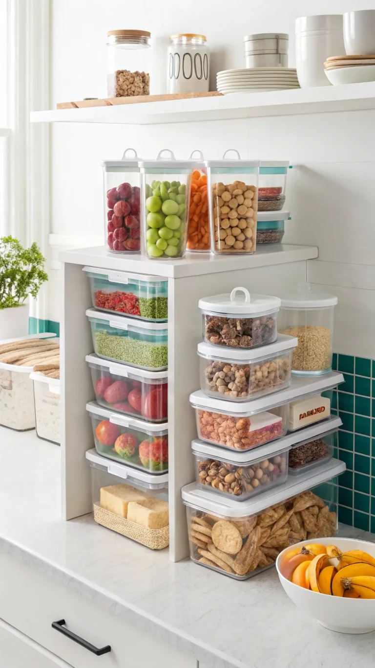 10 clever small kitchen snack storage ideas to max 1