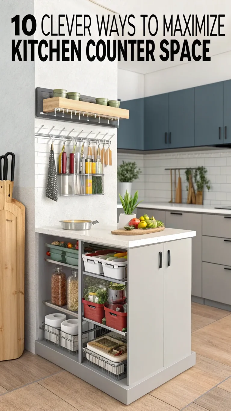 10 clever ways to maximize kitchen counter space 1