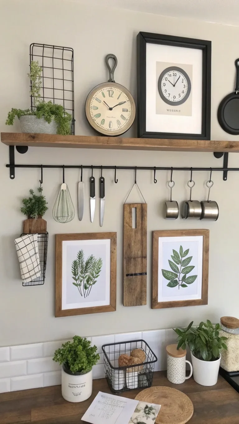 10 creative practical small kitchen wall decor i