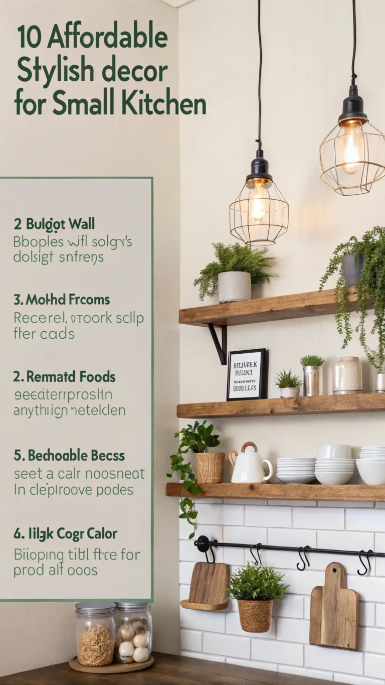 10 small kitchen budget decor ideas stylish aff