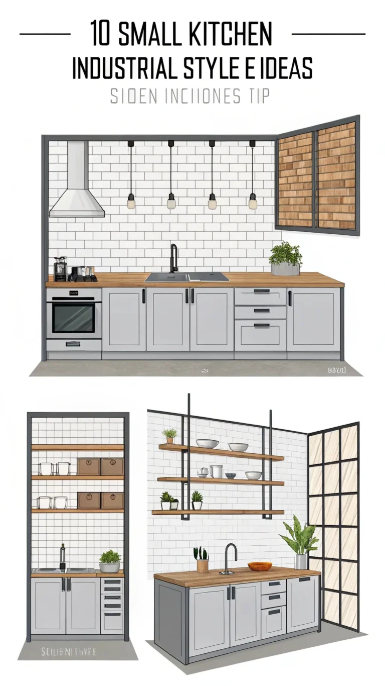 10 small kitchen industrial style ideas design ti 1