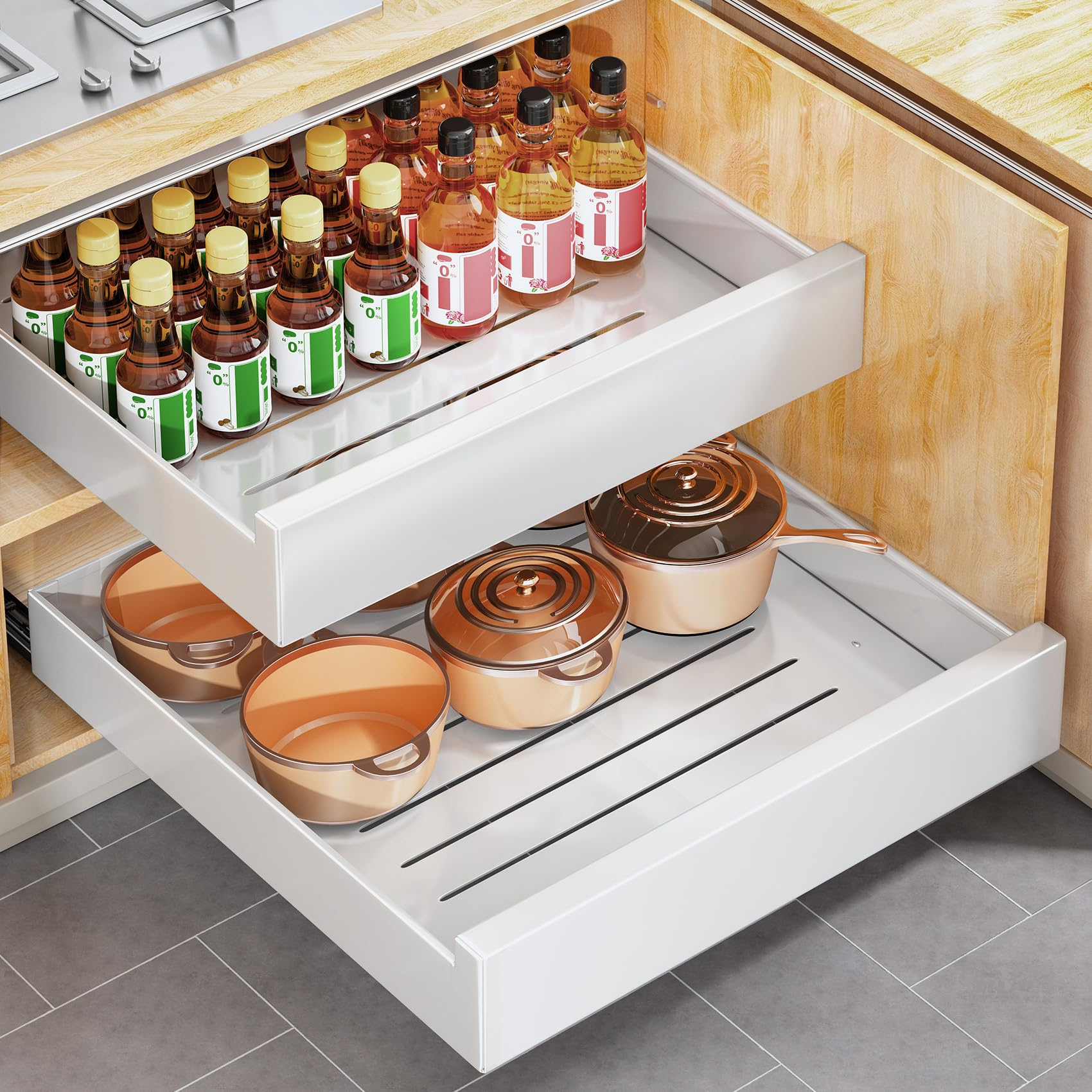 Cabinet organizers