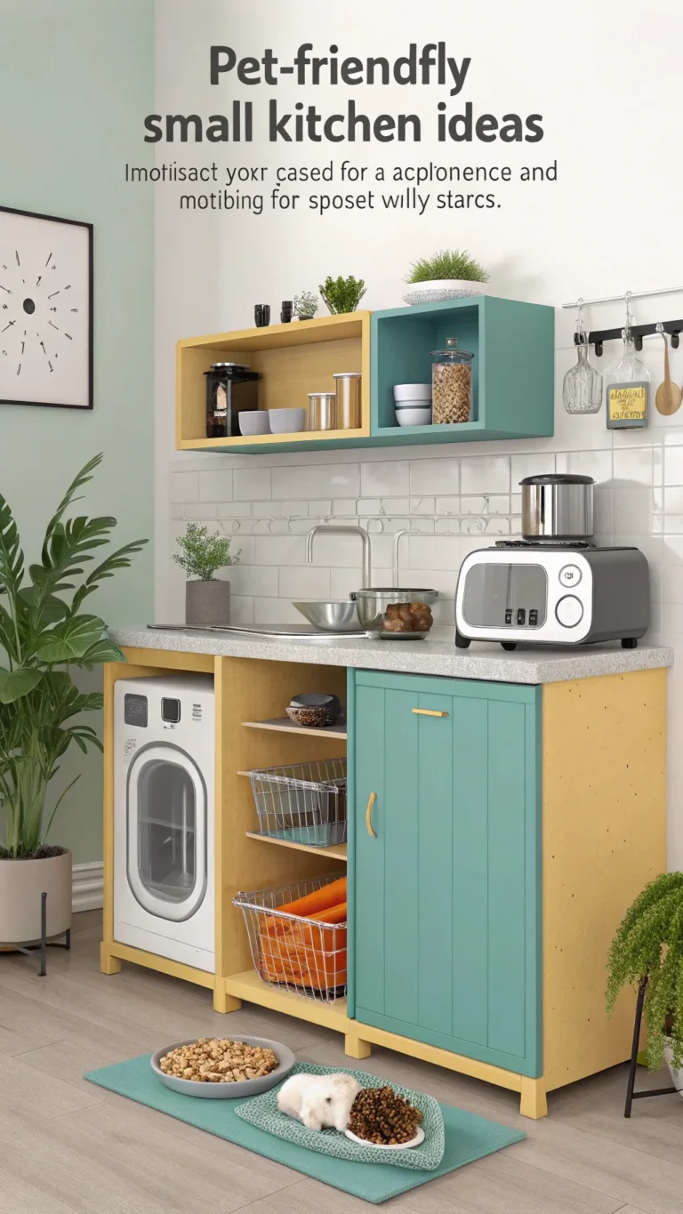 maximize your space 10 pet friendly small kitchen 1