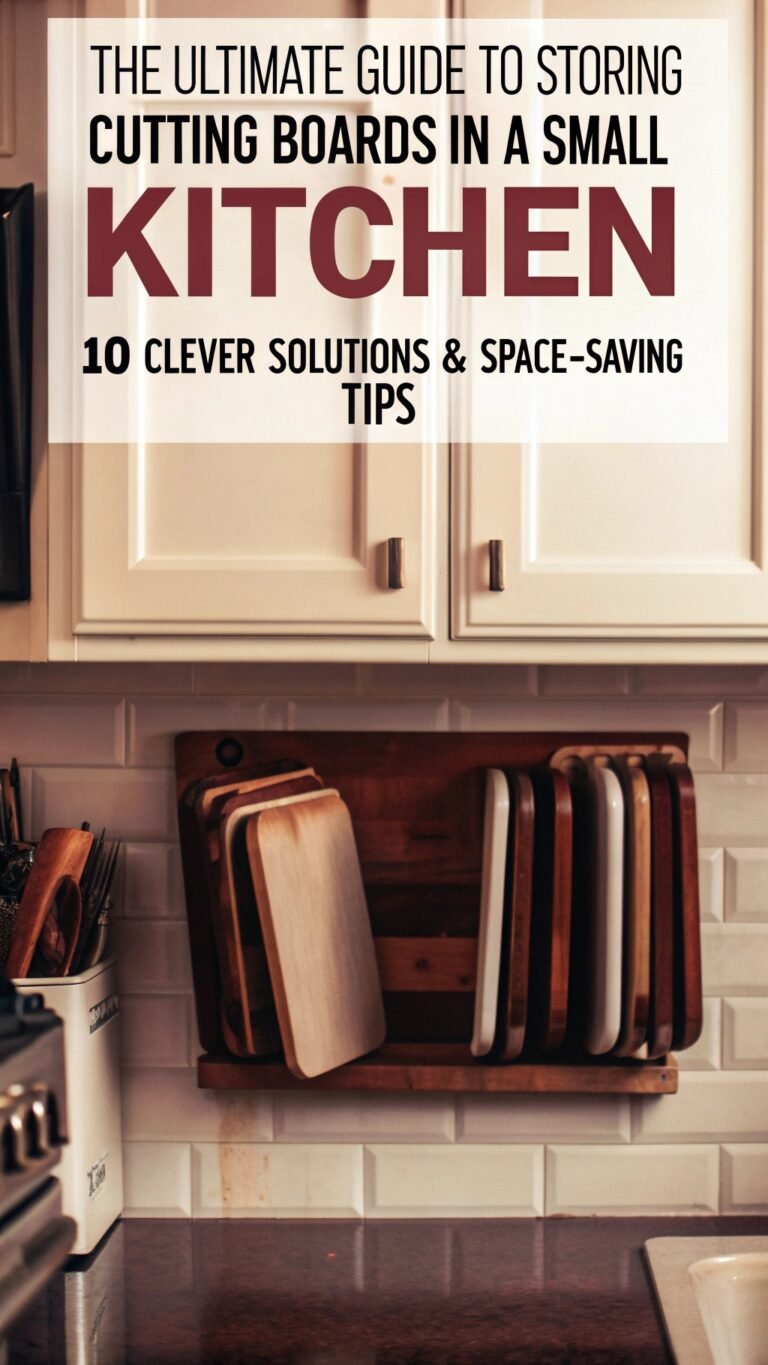 the ultimate guide to storing cutting boards in a