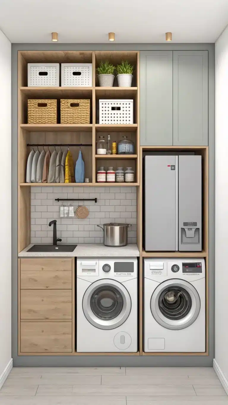 12 smart design ideas for a combined small kitchen