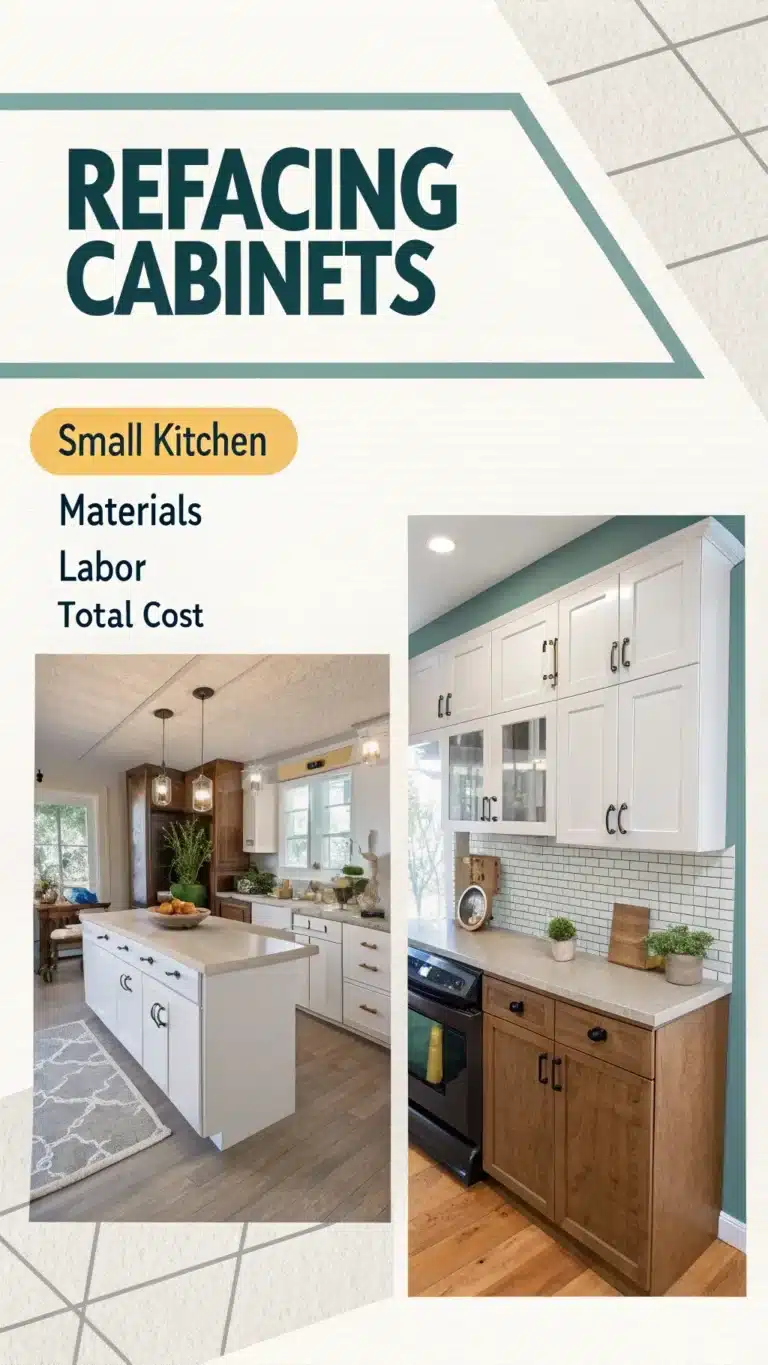 how much does it cost to reface cabinets in a smal