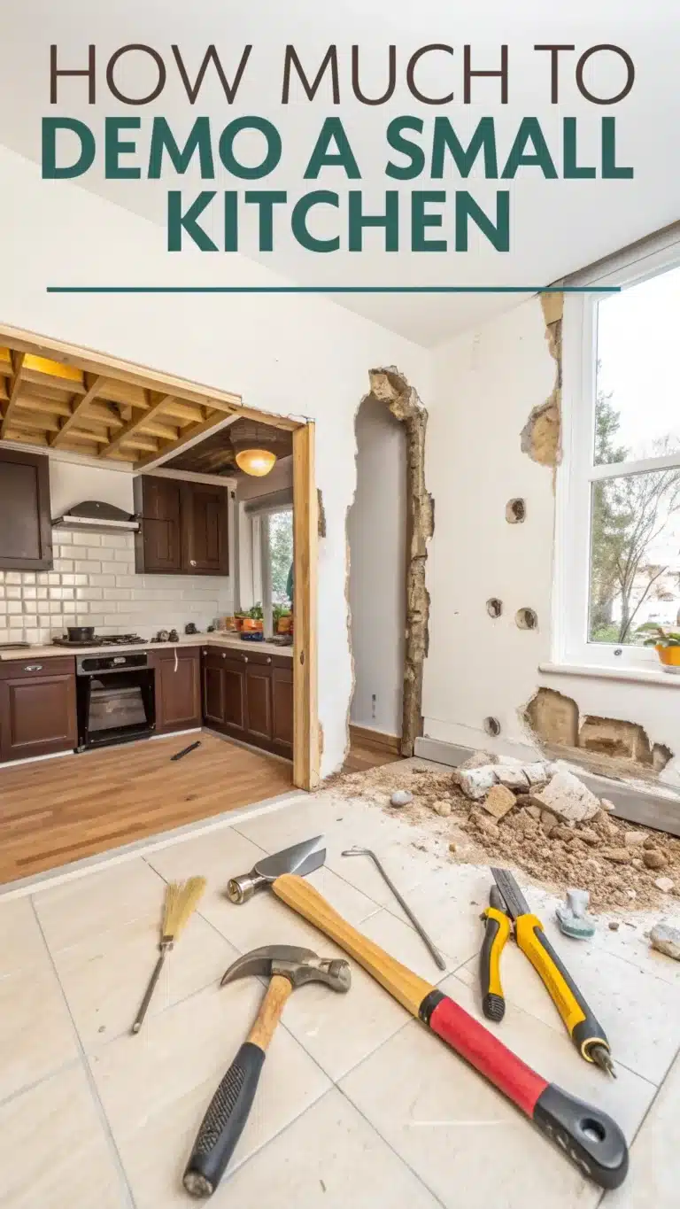 how much to demo a small kitchen a diy guide