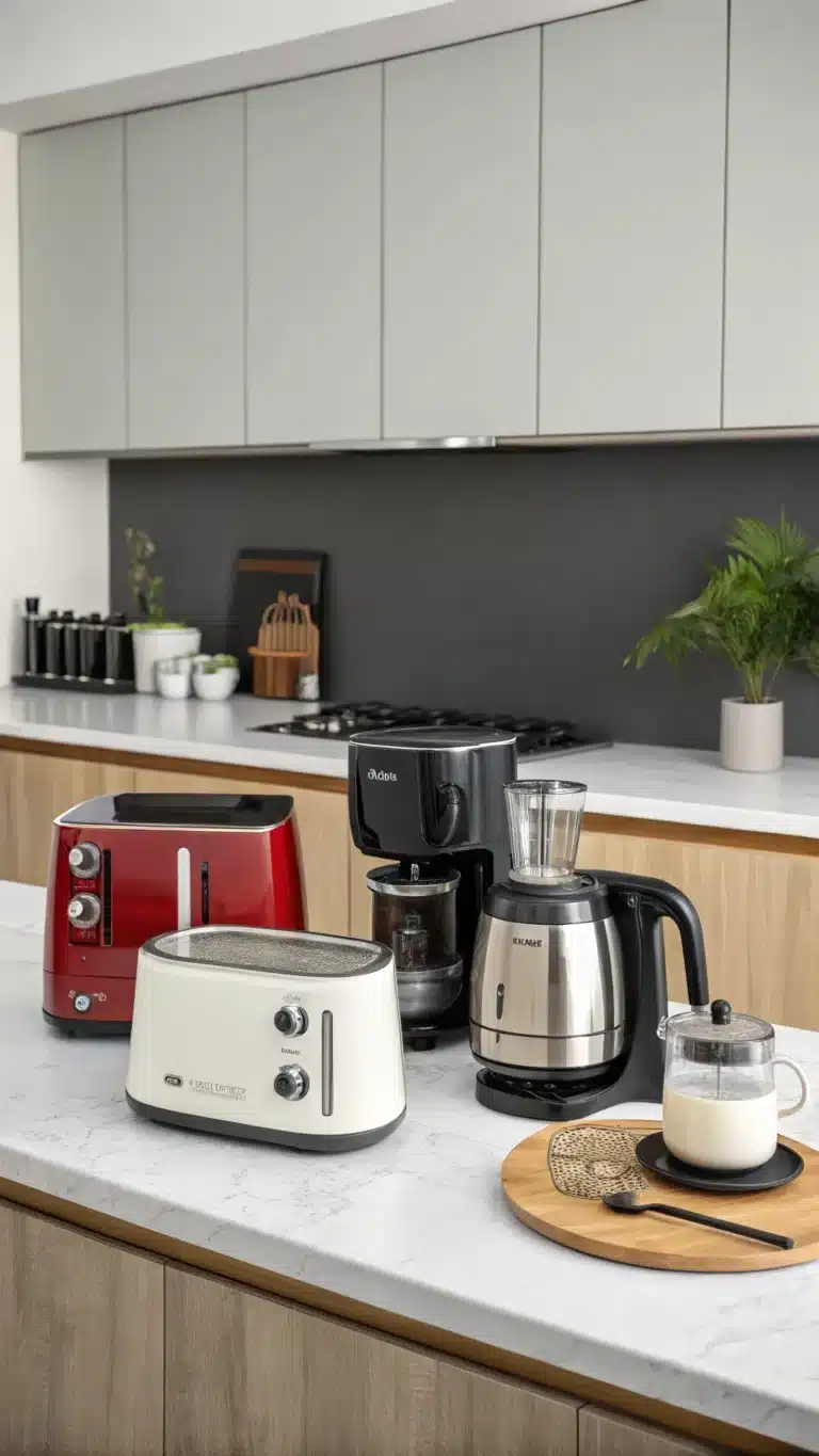 how to display small kitchen appliances with style