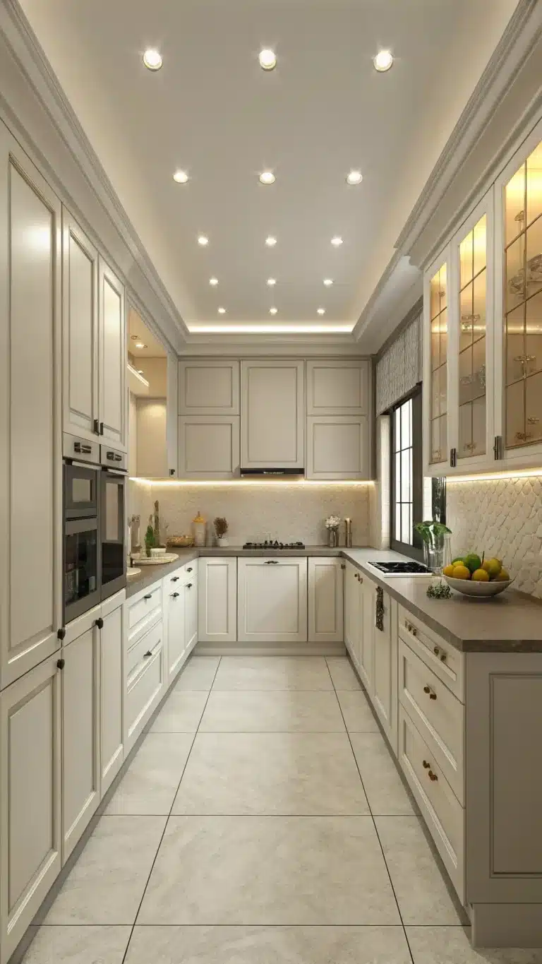 the perfect recessed lighting layout for a small k