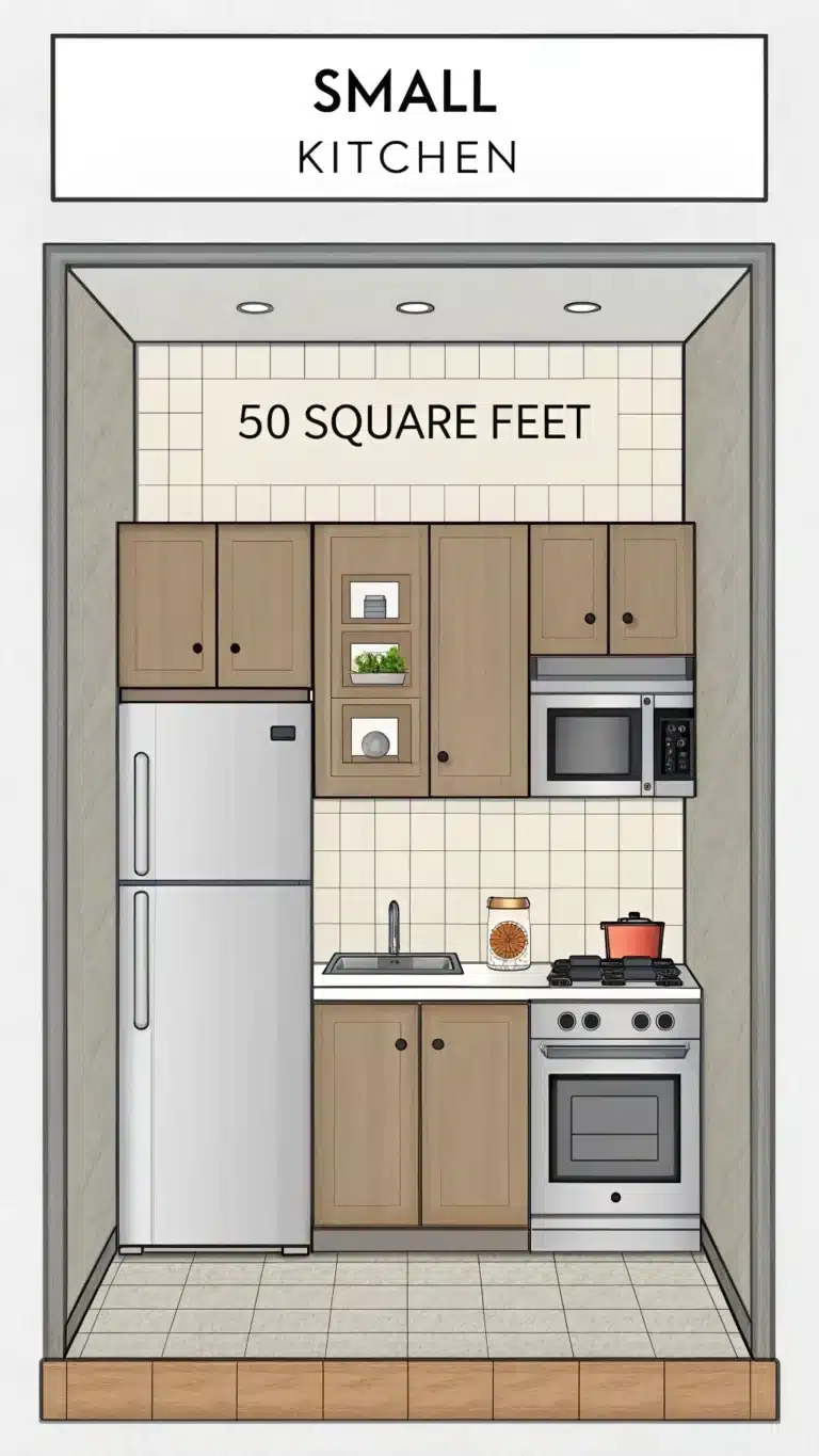 what is considered a small kitchen the official d