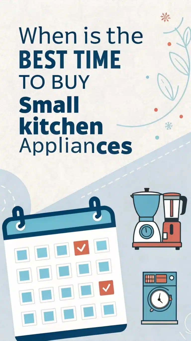 when is the best time to buy small kitchen applian