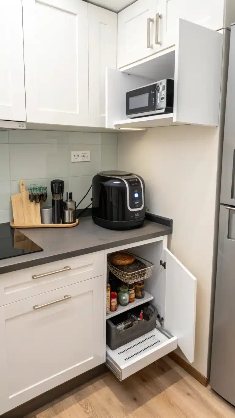 where to put an air fryer in a small kitchen to sa