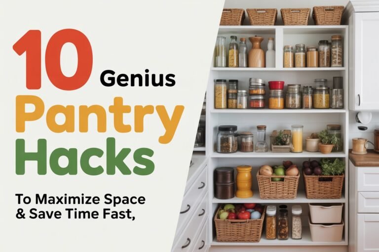 10 Genius Pantry Hacks to Maximize Space & Save Time Fast