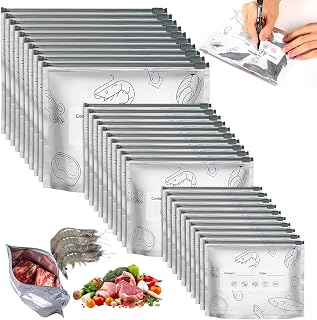30PCS Reusable Aluminum Foil Sealable Storage