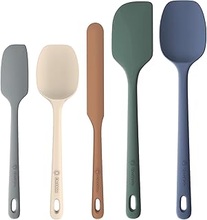 ChefAide 5 Silicone Spatulas