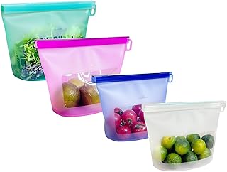 Reusable Silicone Food Storage Bags (Set