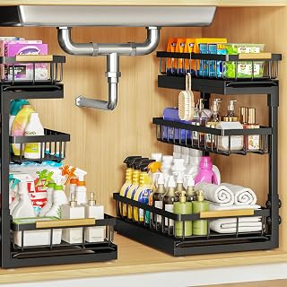 Under Sink Organizer Storage Bathroom Kitchen