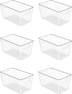 Vtopmart 6 Clear Storage Bins
