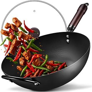 Wok 13 Inch carbon steel woks